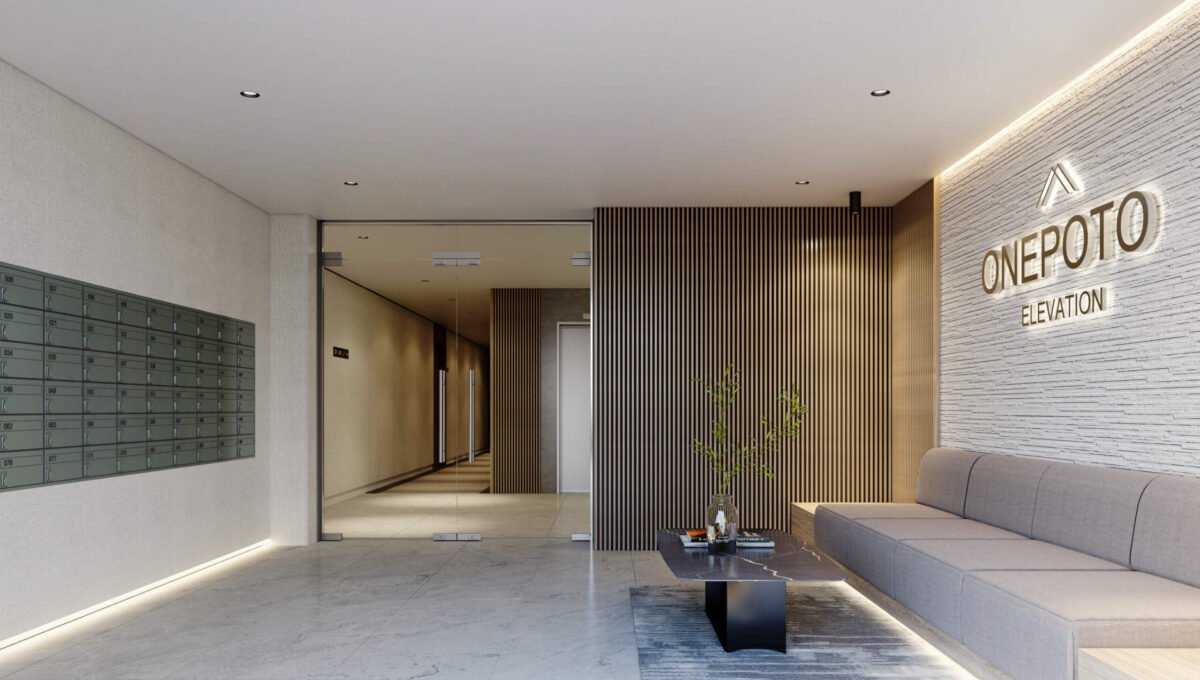 Onepoto Lobby - Elevation Northcote Apartments