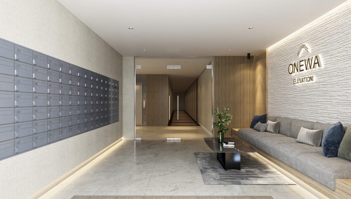Onewa Lobby - Elevation Northcote Apartments