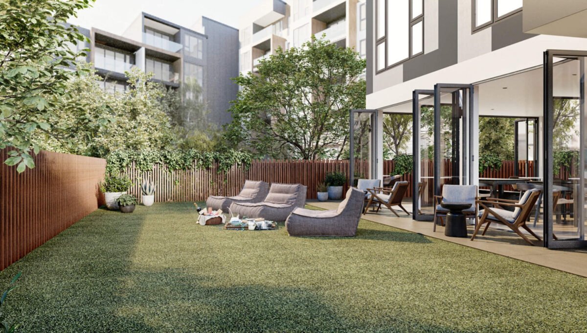 Garden - Elevation Northcote Apartments