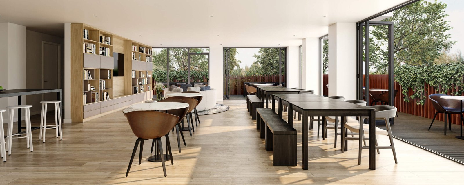 Community Space - Elevation Northcote Apartments