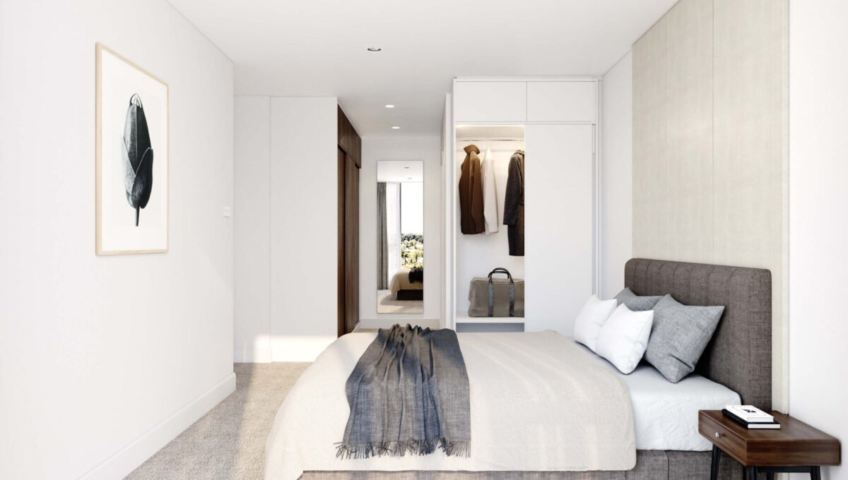 Bedroom - Elevation Northcote Apartments
