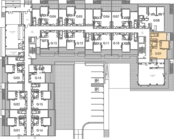 Onewa Level G Floor Plan - Elevation Northcote Apartments