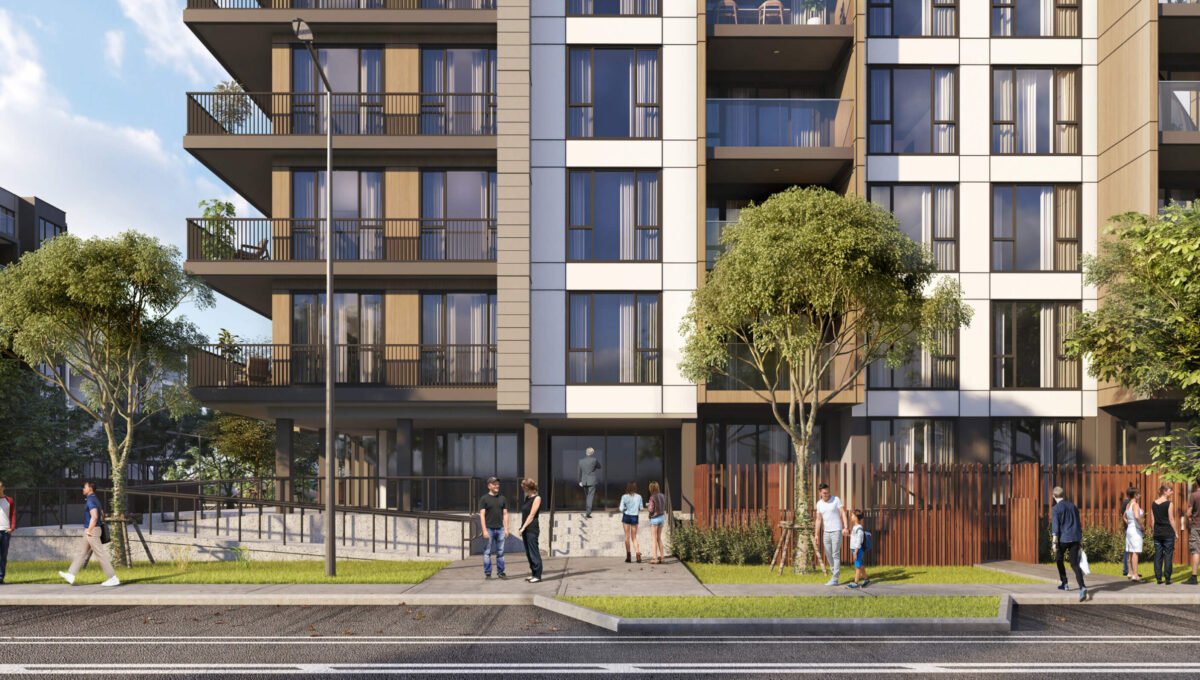 Entrance Lobby - Elevation Northcote Apartments