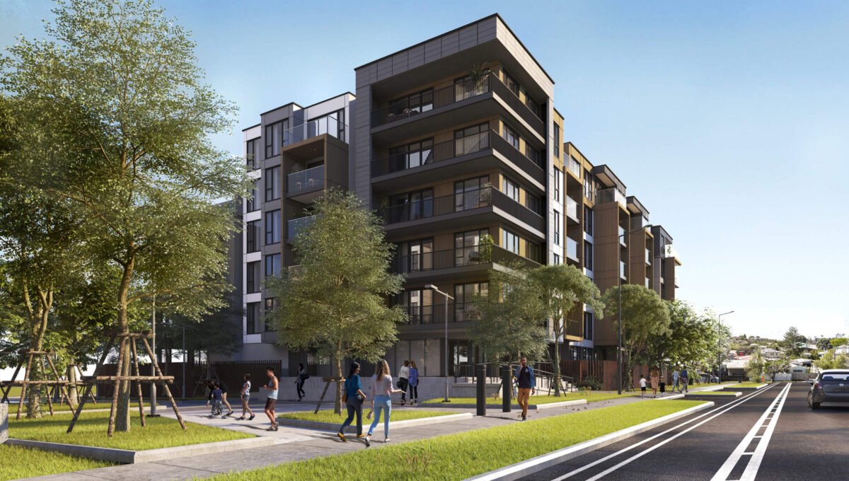 Outdoor View - Elevation Northcote Apartments